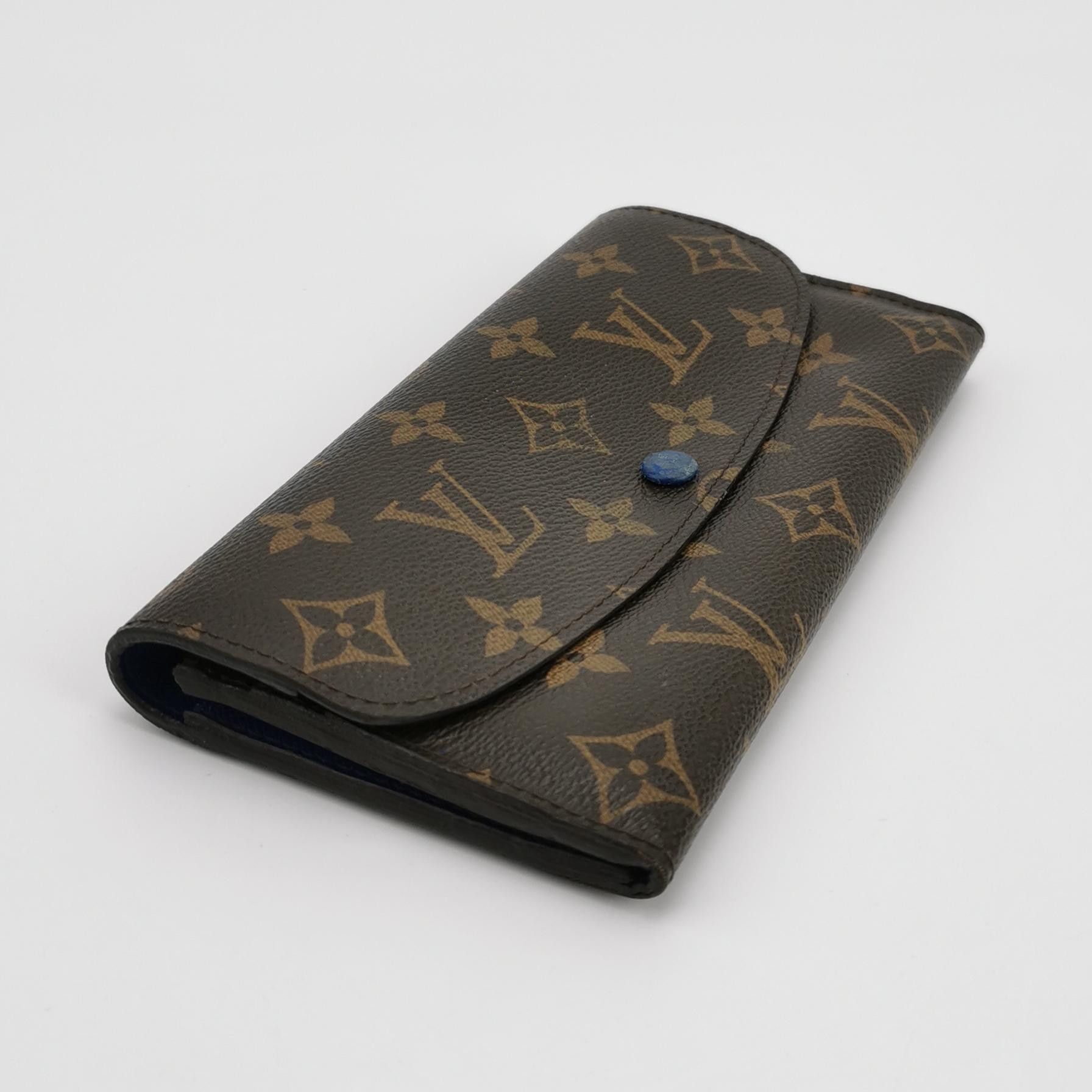 Louis Vuitton Louis Vuitton (LV) Emilie leather Monogram print snap walle Size ONE SIZE - 8 Thumbnail