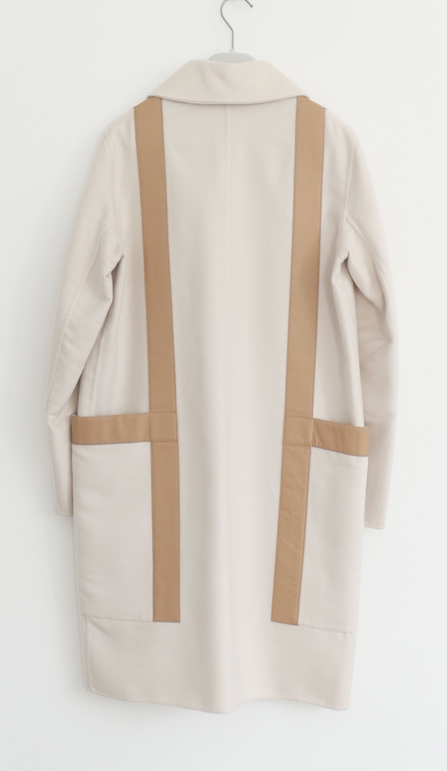 Hermes Hermes H Cashmere & Leather Coat Size XS / US 0-2 / IT 36-38 - 5 Thumbnail