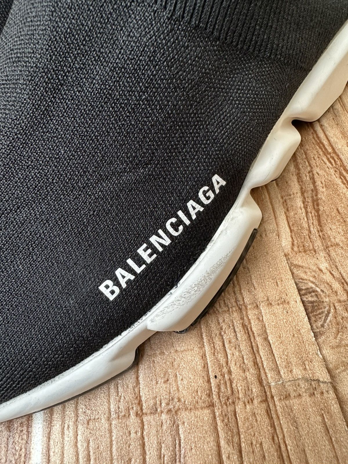 Balenciaga Balenciaga speed mule Black Knit Size US 12 / EU 45 - 6 Thumbnail