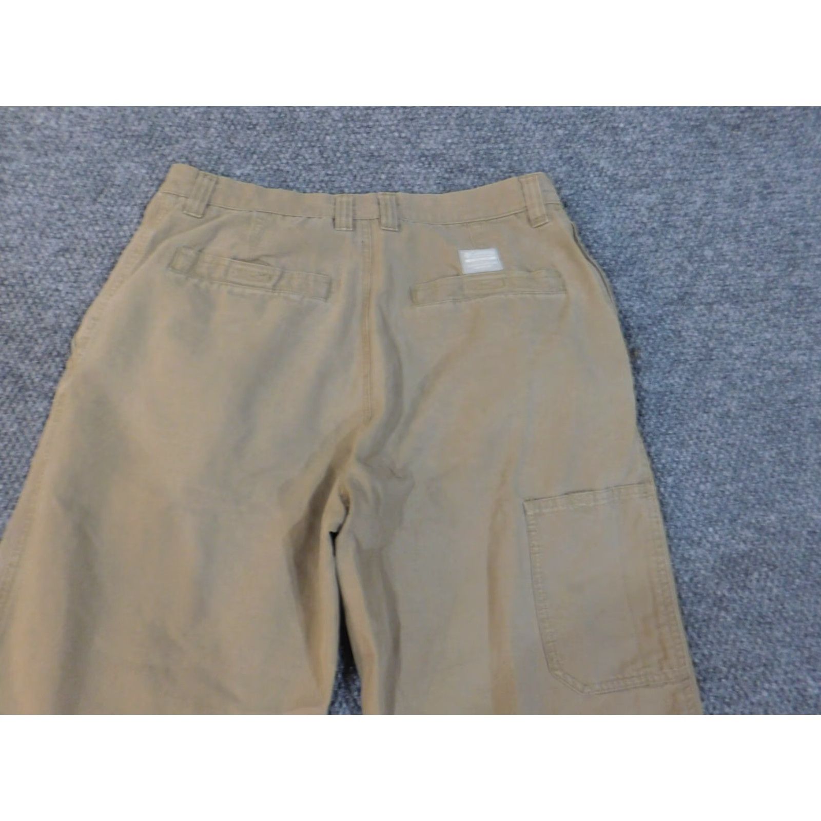 Vintage Columbia Pants Mens 35x34 Beige Outdoors Omni-Shield Regular Fit Fishing Hunting Chino Pockets Straight 34in Inseam Mens Regular Size US 35 - 7 Thumbnail