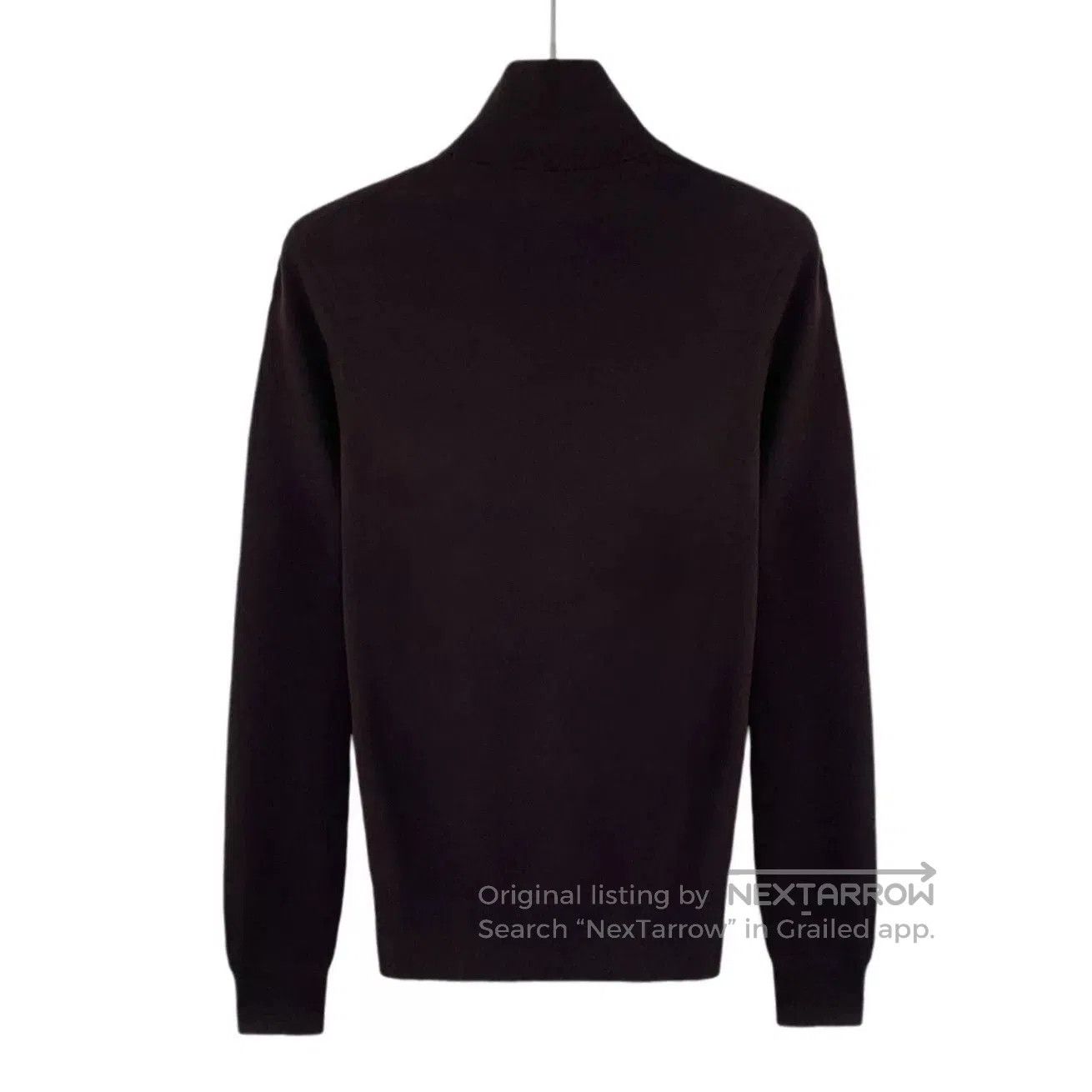 Bottega Veneta Bottega Veneta Brown Long-Sleeve Knit Sweater S. Size S / US 4 / IT 40 - 2 Thumbnail
