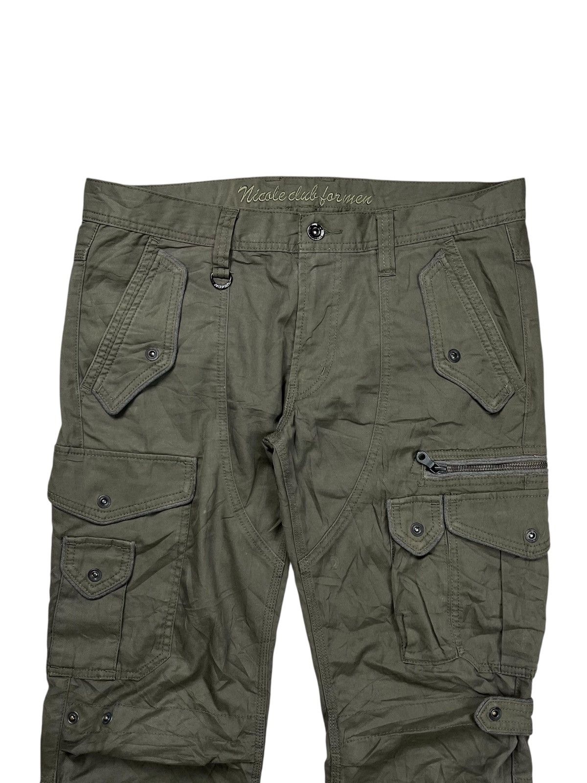 If Six Was Nine 2000s Nicole Club For Men - Multipocket Cargo Pants Size US 29 - 5 Thumbnail