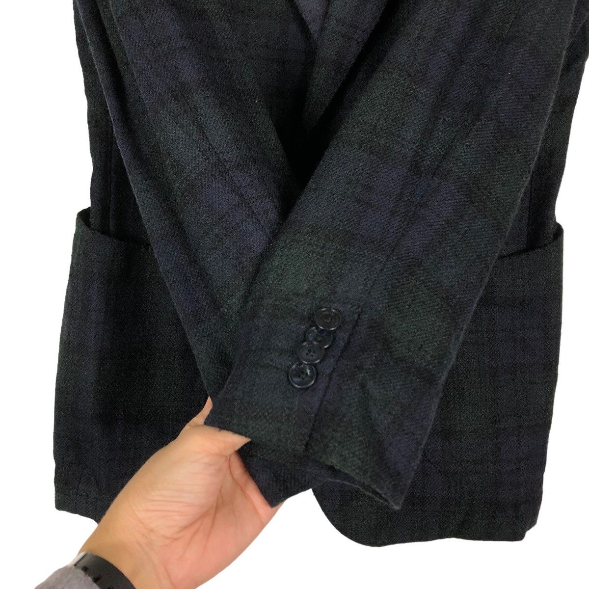Issey Miyake 🔥Vintage Furgato Per Ships Japan Chore Jacket Tartan Design Size US M / EU 48-50 / 2 - 14 Thumbnail