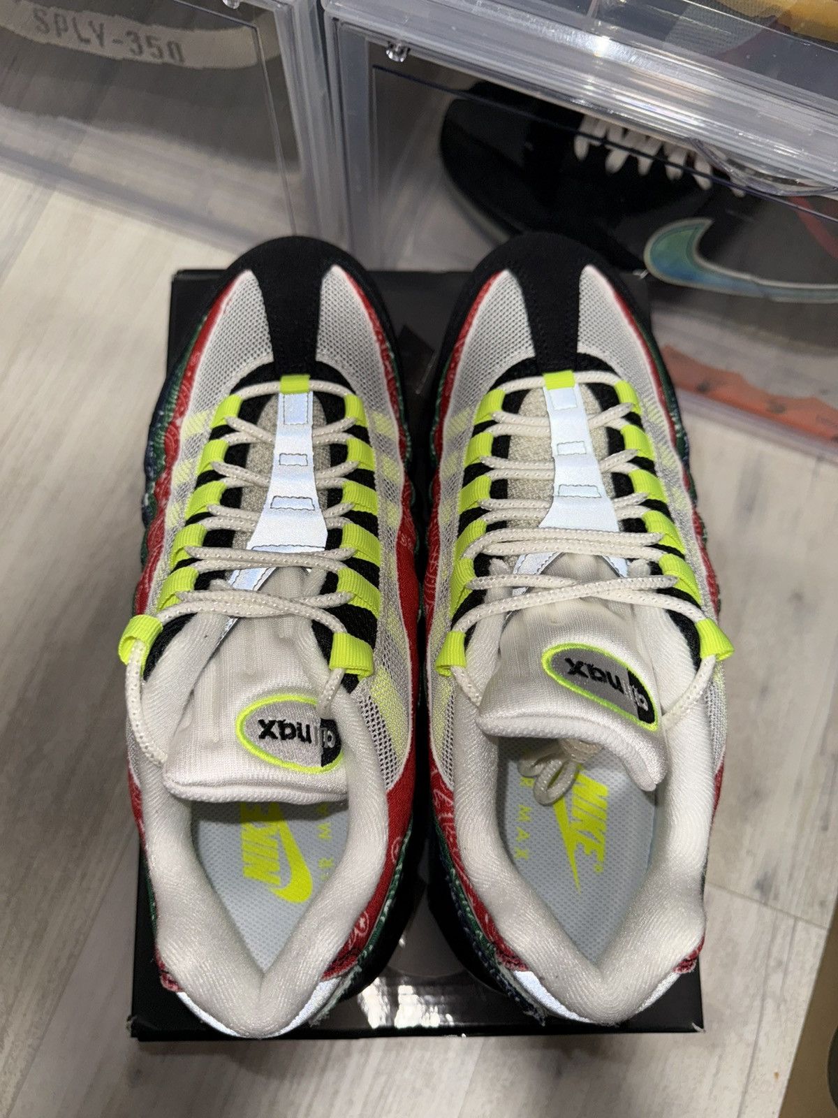 Nike Nike Air Max 95 OG Big Bubble Neon Paisley Size US 10.5 / EU 43-44 - 6 Thumbnail