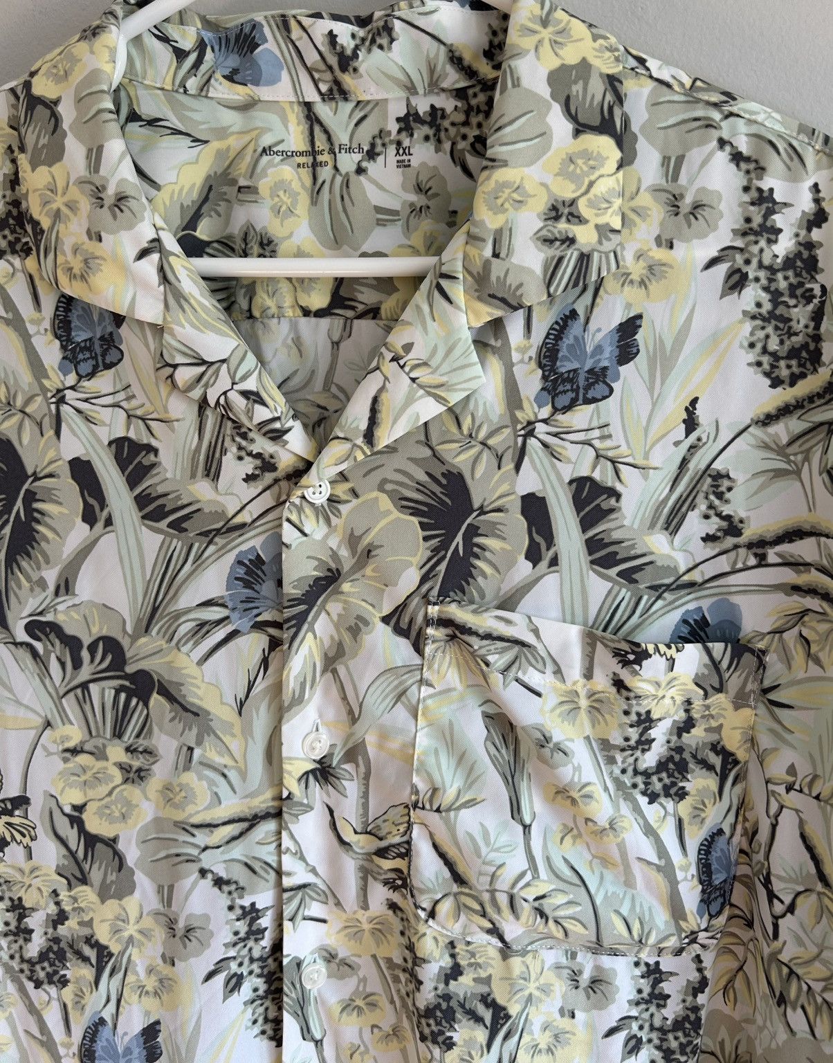 Abercrombie & Fitch Abercrombie & Fitch Shirt Multicolor Floral Relaxed Hawaiian Size US XXL / EU 58 / 5 - 4 Thumbnail