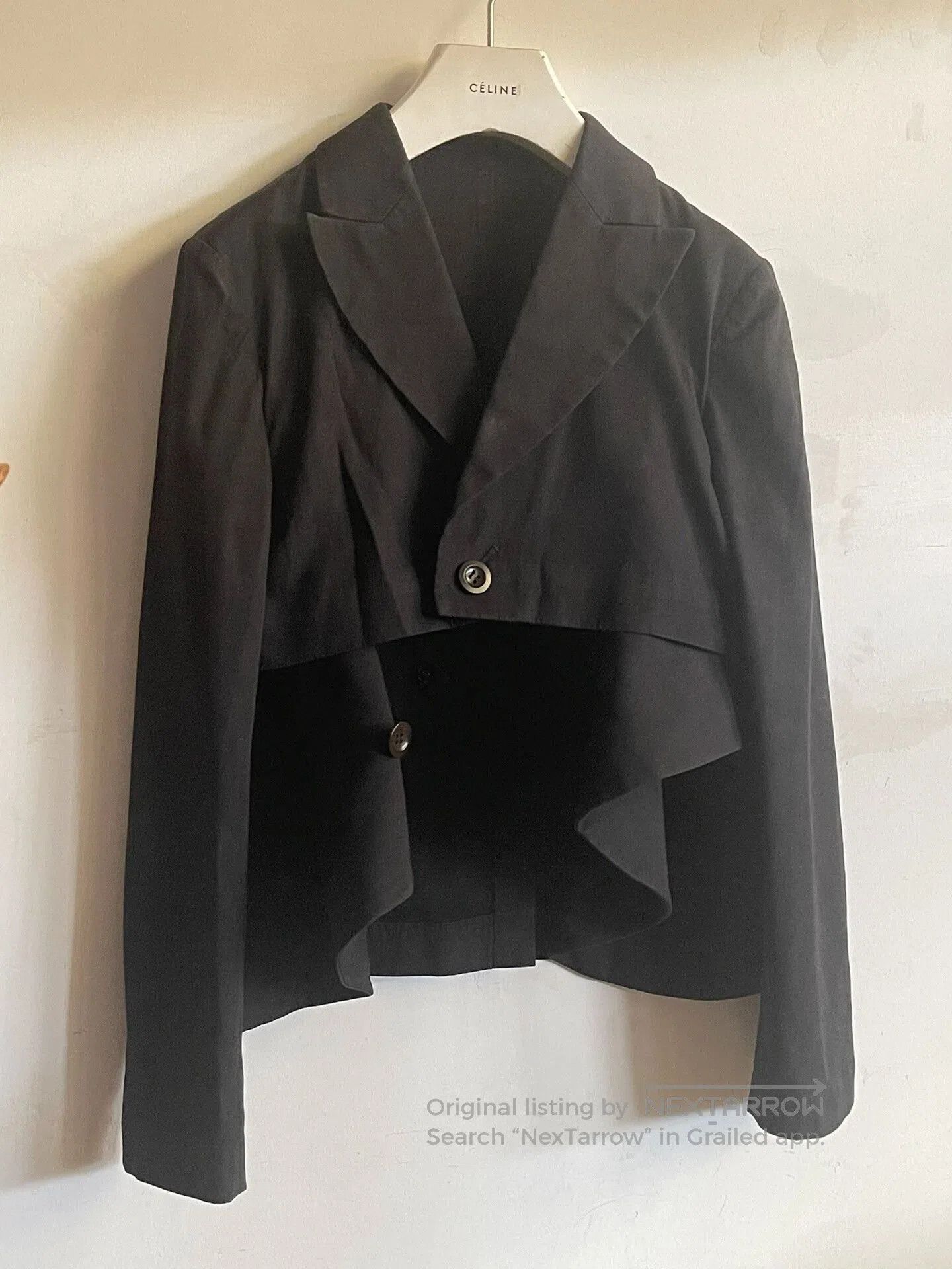 Y's Yohji Yamamoto Deconstructed Jacket. Size M / US 6-8 / IT 42-44 - 7 Thumbnail