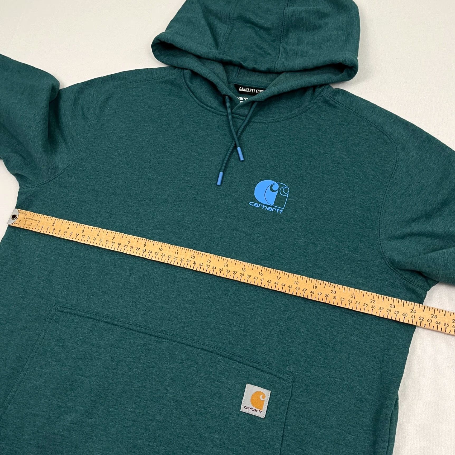Carhartt Carhartt Force Hoodie Mens L Relaxed Green Fleece Workwear Pullover Sweatshirt Hooded Size US L / EU 52-54 / 3 - 6 Thumbnail