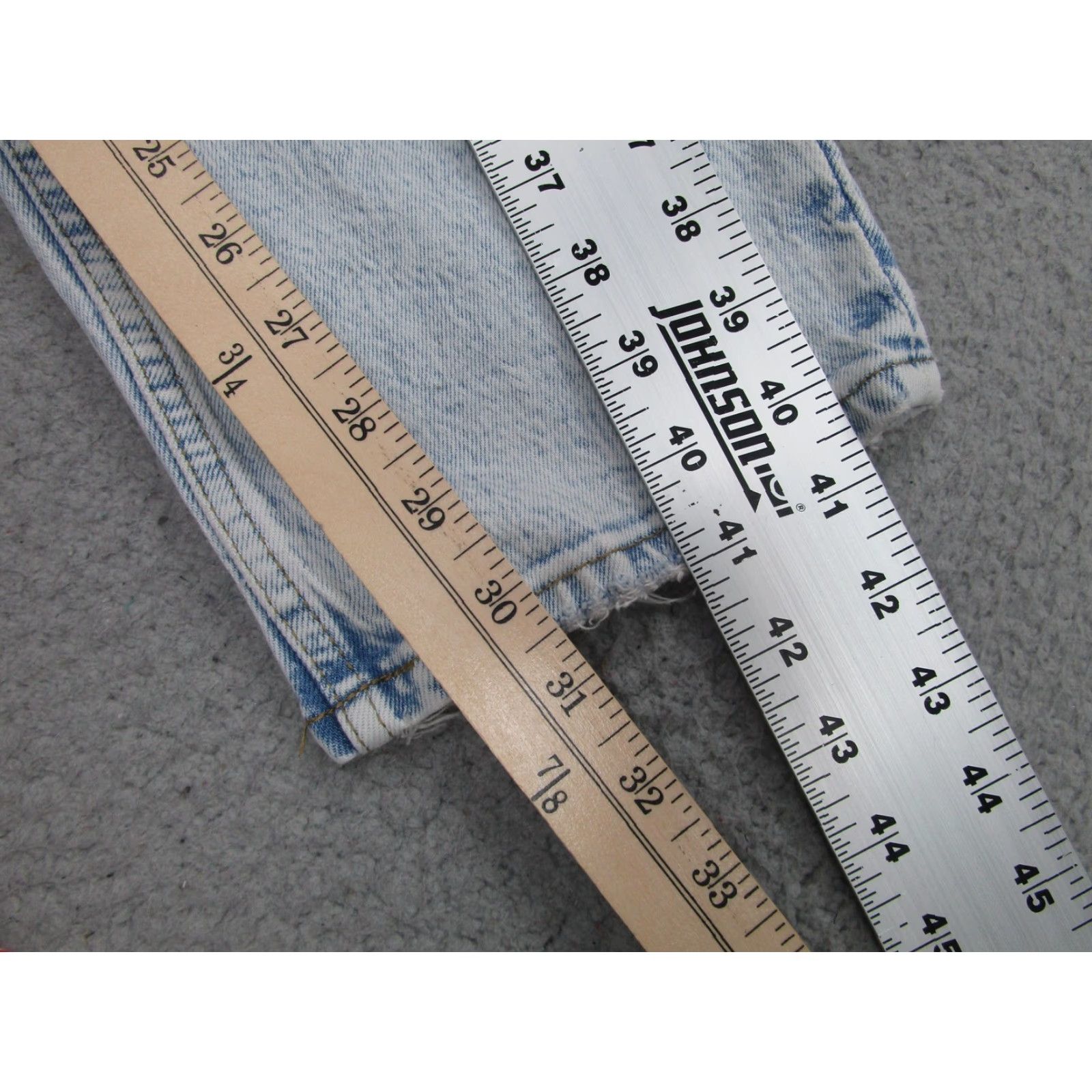 Abercrombie & Fitch Abercrombie & Fitch The Dad Jeans Womens 4L High Rise Blue Distressed Straight Size 27" / US 4 / IT 40 - 5 Thumbnail