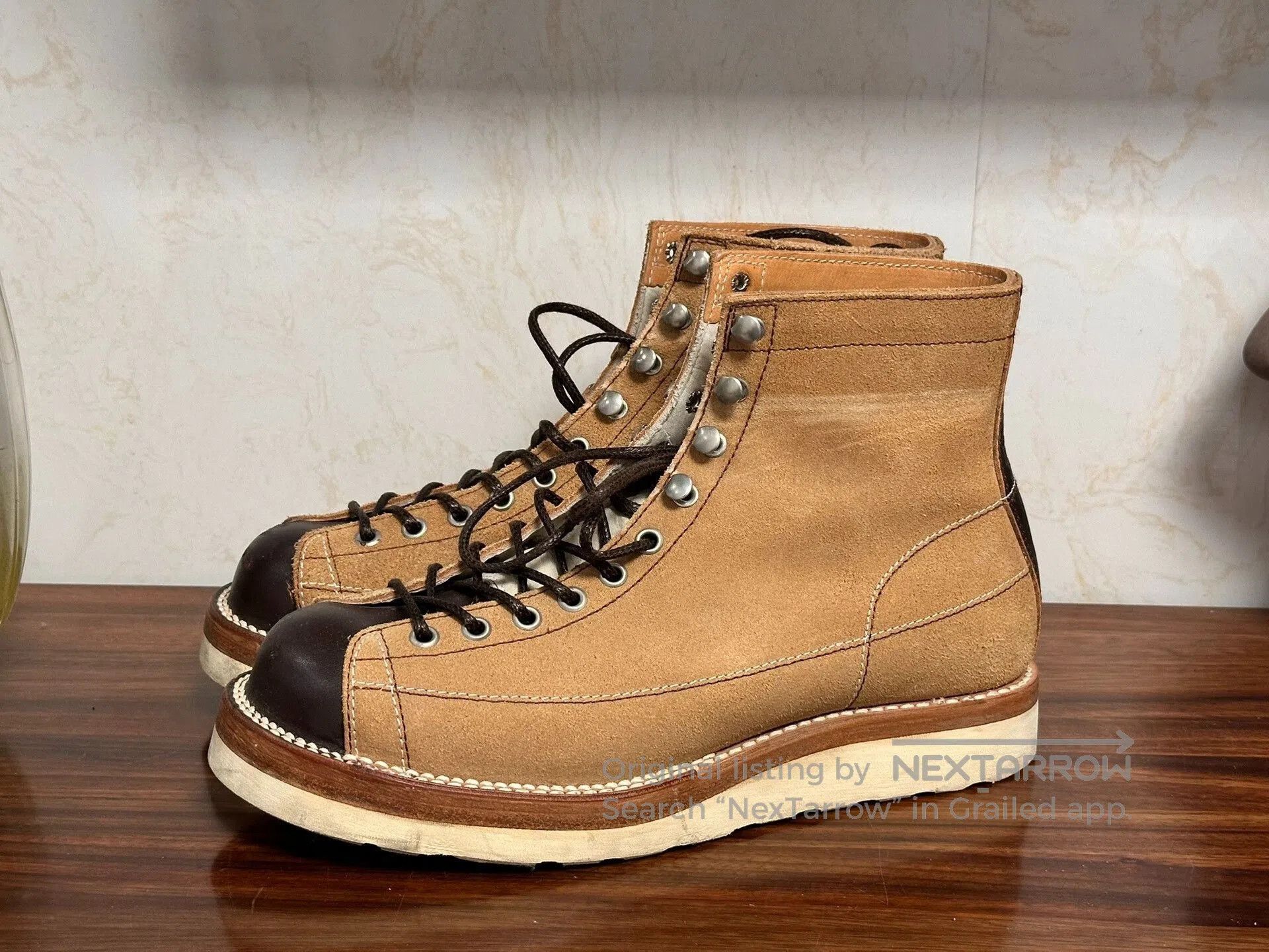 The Real McCoy's Real McCoy Short Face Boots. Size US 8.5 / EU 41-42 - 3 Thumbnail