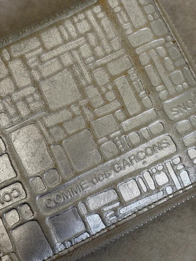 Comme des Garcons 2000s Comme des Garçons Geometric Shapes Silver Wallet Size ONE SIZE - 5 Thumbnail