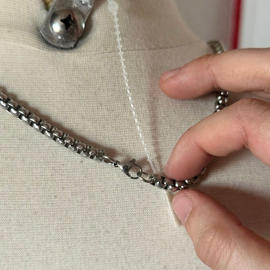 Other silver thick chain necklace Size ONE SIZE - 3 Thumbnail