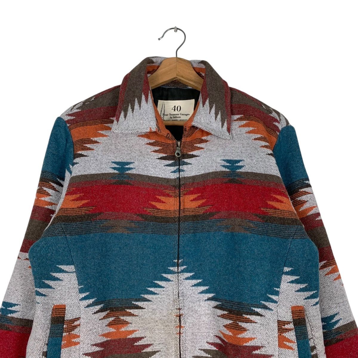 Japanese Brand Four Season Garage by INBLOOM Navajo Native Jacket #1246-C56 Size US S / EU 44-46 / 1 - 2 Thumbnail