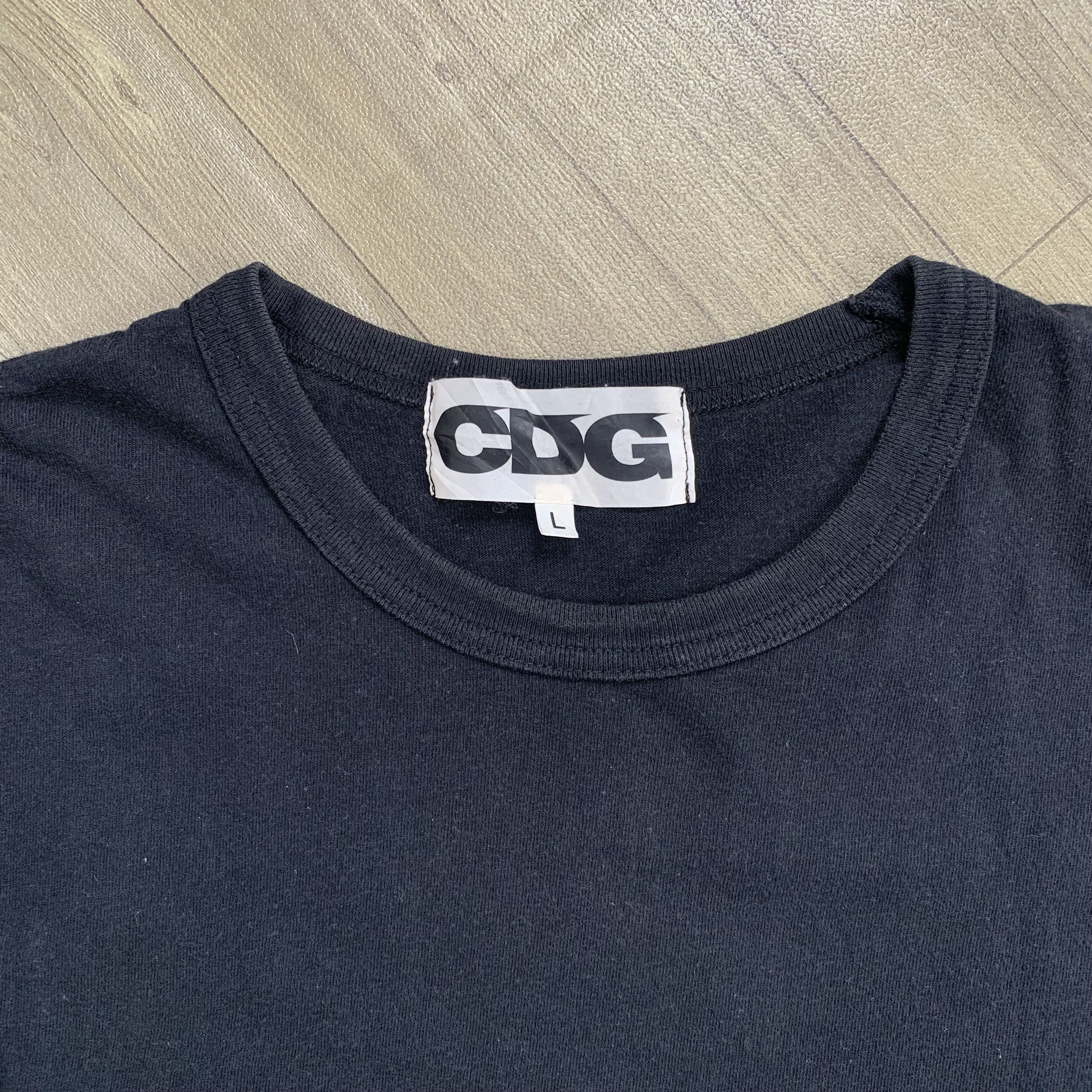 Comme des Garcons AD2018 Comme des Garcons Side Taped Longsleeve Tshirt Size US L / EU 52-54 / 3 - 5 Thumbnail