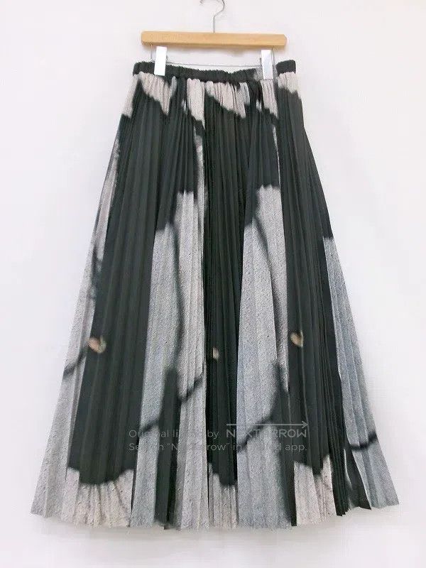 Comme des Garcons Comme des Garcons size S Gray patterned pleated skirt with Size 22" - 1 Thumbnail