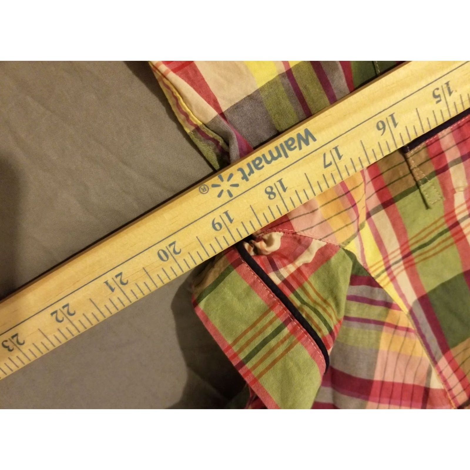 J.Crew VINTAGE? (No) J. Crew Plaid Dress Shirt S Small Yellow Button Cotton Blouse Short Sleeve Shirt Womens Size S / US 4 / IT 40 - 4 Thumbnail