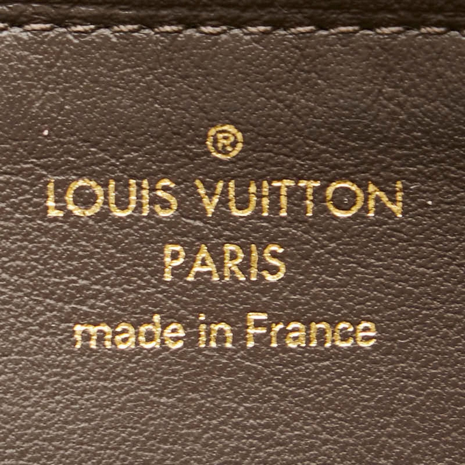 Louis Vuitton Brown Leather Capucines