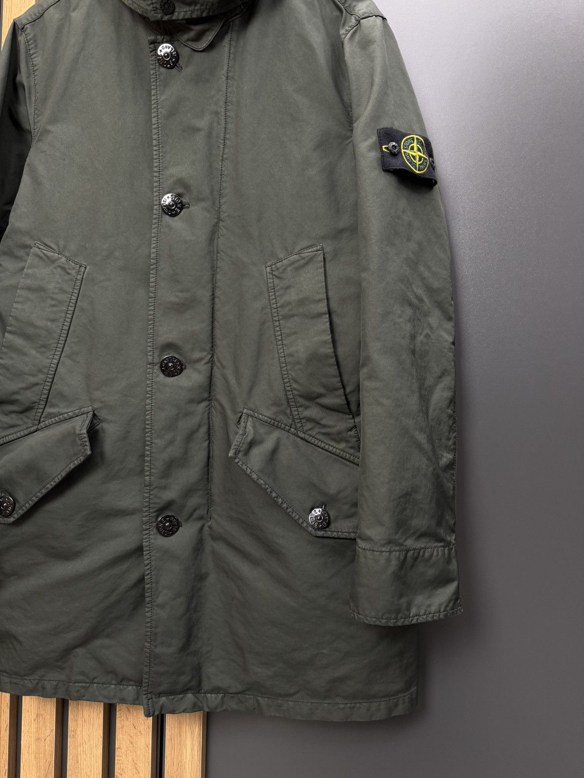 Stone Island Stone Island David-TC Parka Jacket Dark Green Size L Size US L / EU 52-54 / 3 - 4 Thumbnail