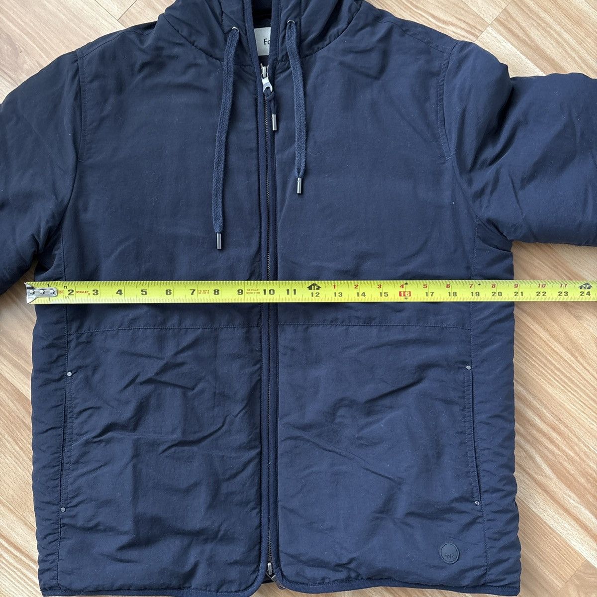 Folk Folk Padded Hooded Jacket Navy Size 2 Size US S / EU 44-46 / 1 - 14 Thumbnail