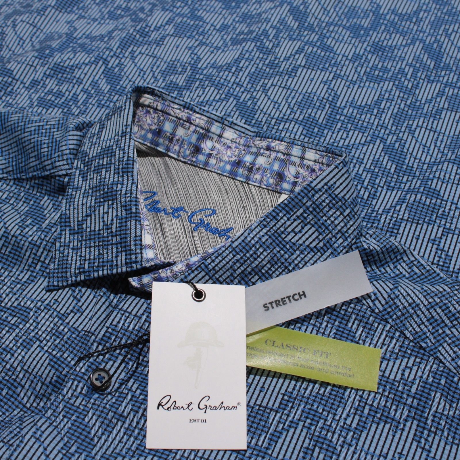 Robert Graham Robert Graham New with tags Shirt Size M US In Blue Size US M / EU 48-50 / 2 - 1 Thumbnail