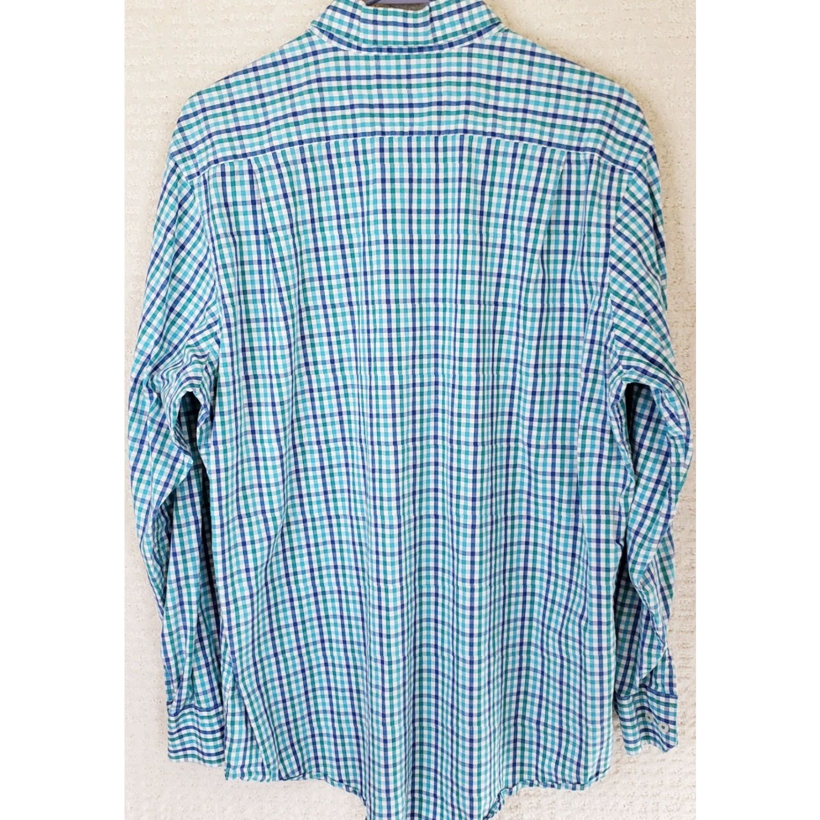 Southern Tide Southern Tide Shirt Men L Blue Green Check Classic Fit Long Sleeve Pocket Button-Up Front Size US L / EU 52-54 / 3 - 6 Thumbnail