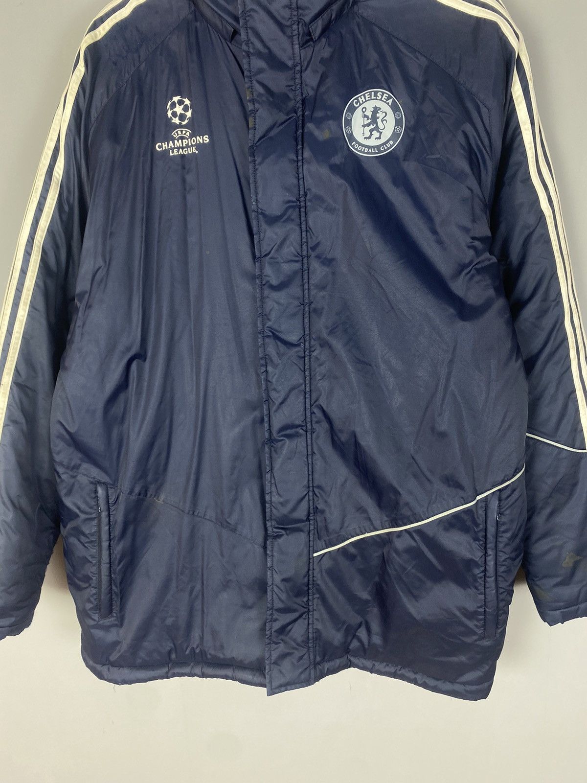 Adidas Vintage adidas Chelsea jacket champions league Size US XL / EU 56 / 4 - 4 Thumbnail