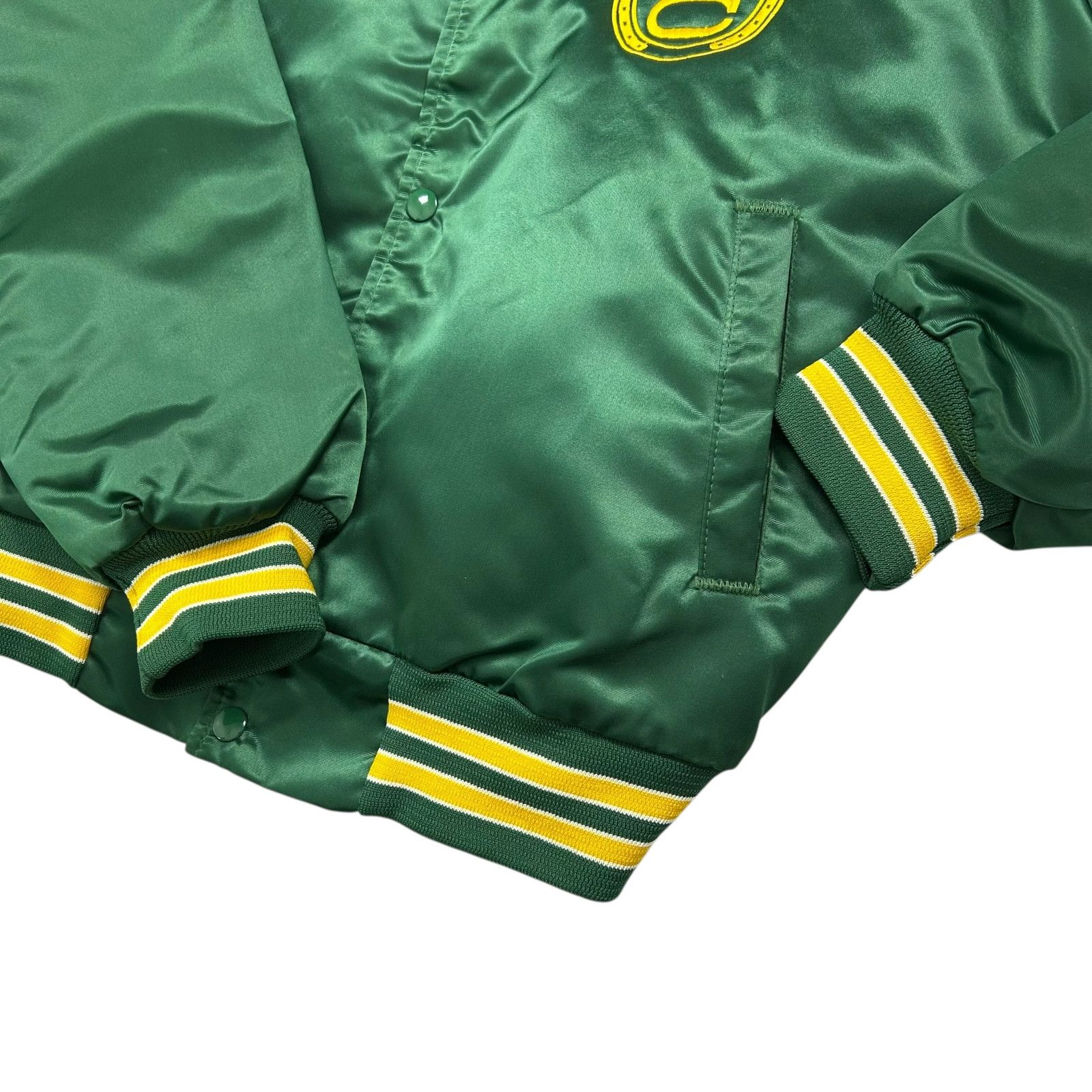 Chalk Line VTG 90s RAW HIDE CALIFORNIA SATIN JACKET SPELL OUT SIZE M Size US M / EU 48-50 / 2 - 5 Thumbnail