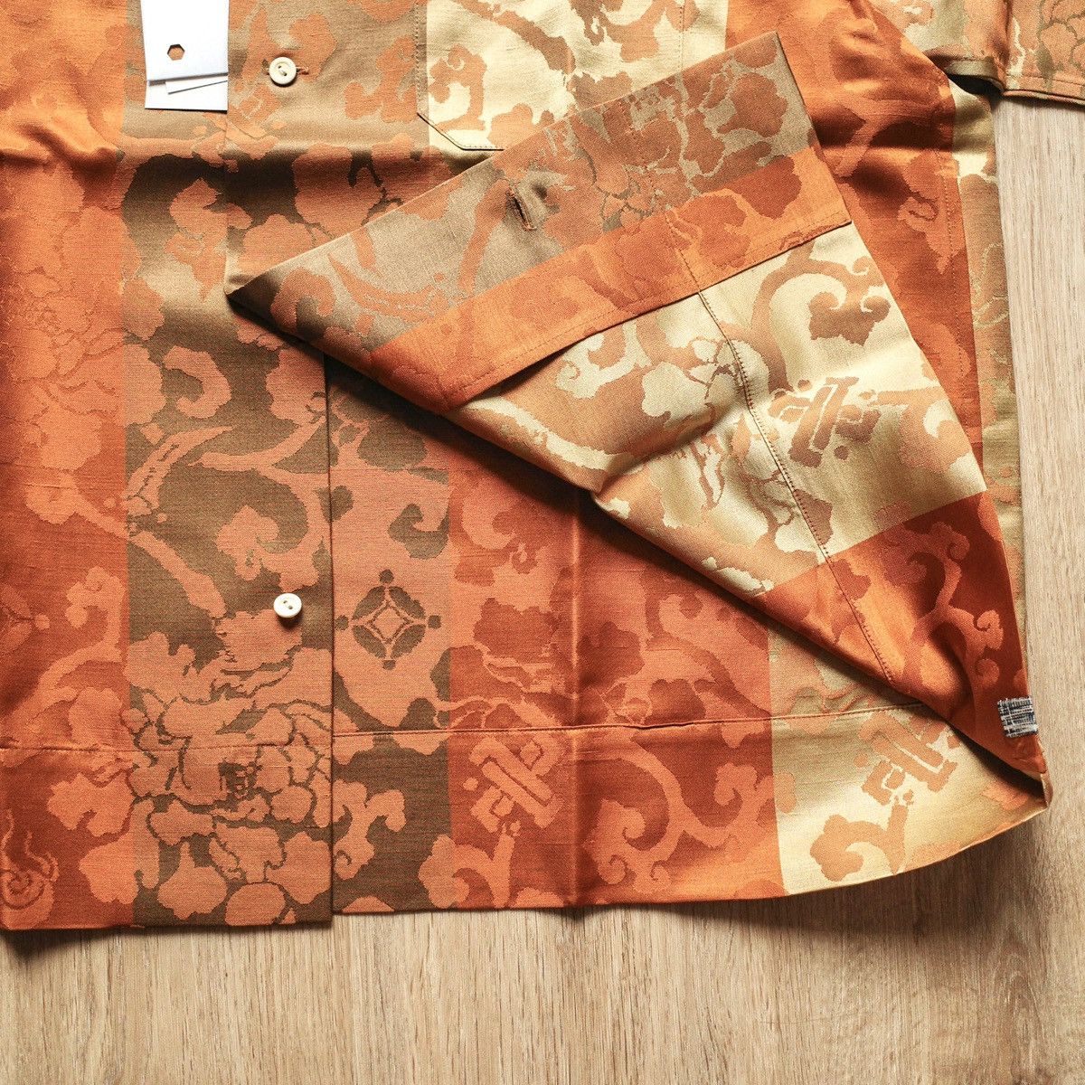 Visvim COPA SHIRT S/S JACQUARD (SILK) Size US M / EU 48-50 / 2 - 3 Thumbnail