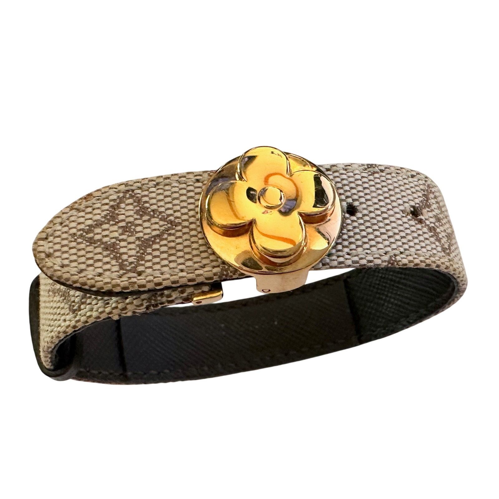 Louis Vuitton Louis Vuitton Monogram Mini Lin Good Luck Wish Bracelet Size ONE SIZE - 1 Thumbnail