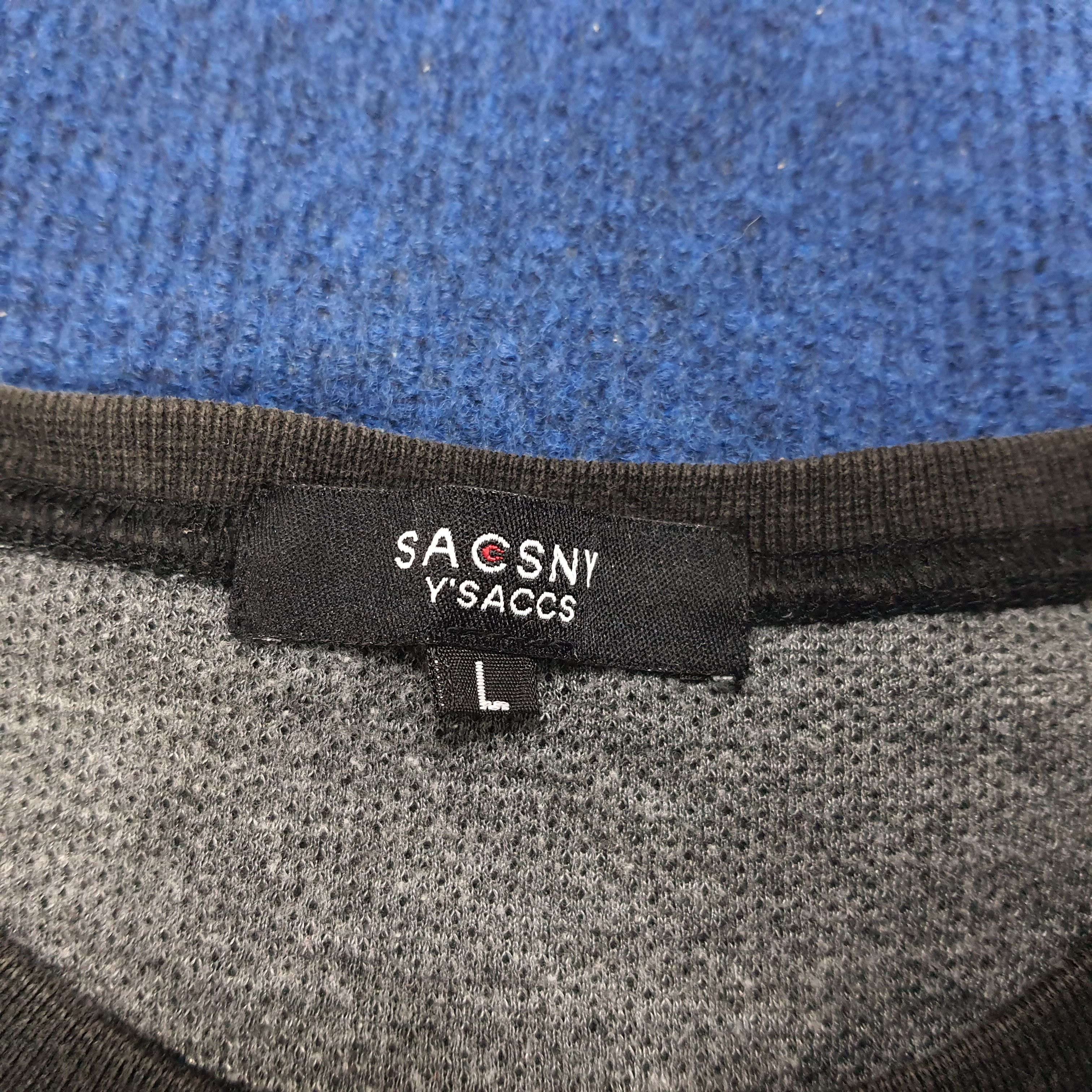 Japanese Brand × Vintage × Y's Vintage SACSNY by Yohji Yamamoto Custom Y's Logo Tshirt Size US M / EU 48-50 / 2 - 5 Thumbnail