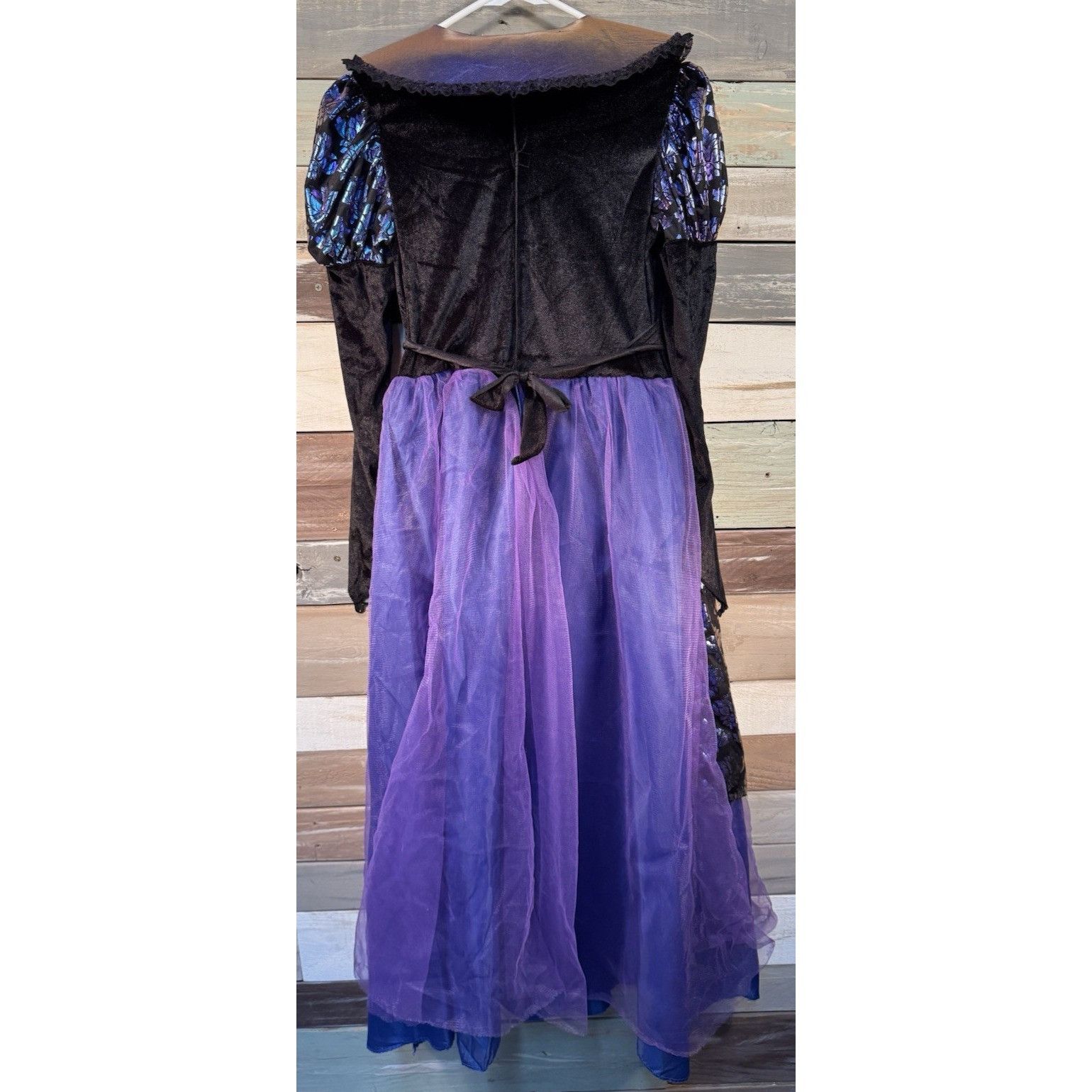 Other Halloween Costume Girls Purple & Black Gothic Witch Large 1 Size ONE SIZE - 6 Thumbnail