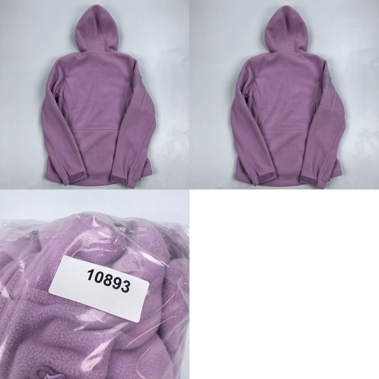 Vintage VINTAGE BÆRSKIN Women's Lilac Fleece Tactical Hoodie Full Zip Jacket S Size S / US 4 / IT 40 - 9 Thumbnail