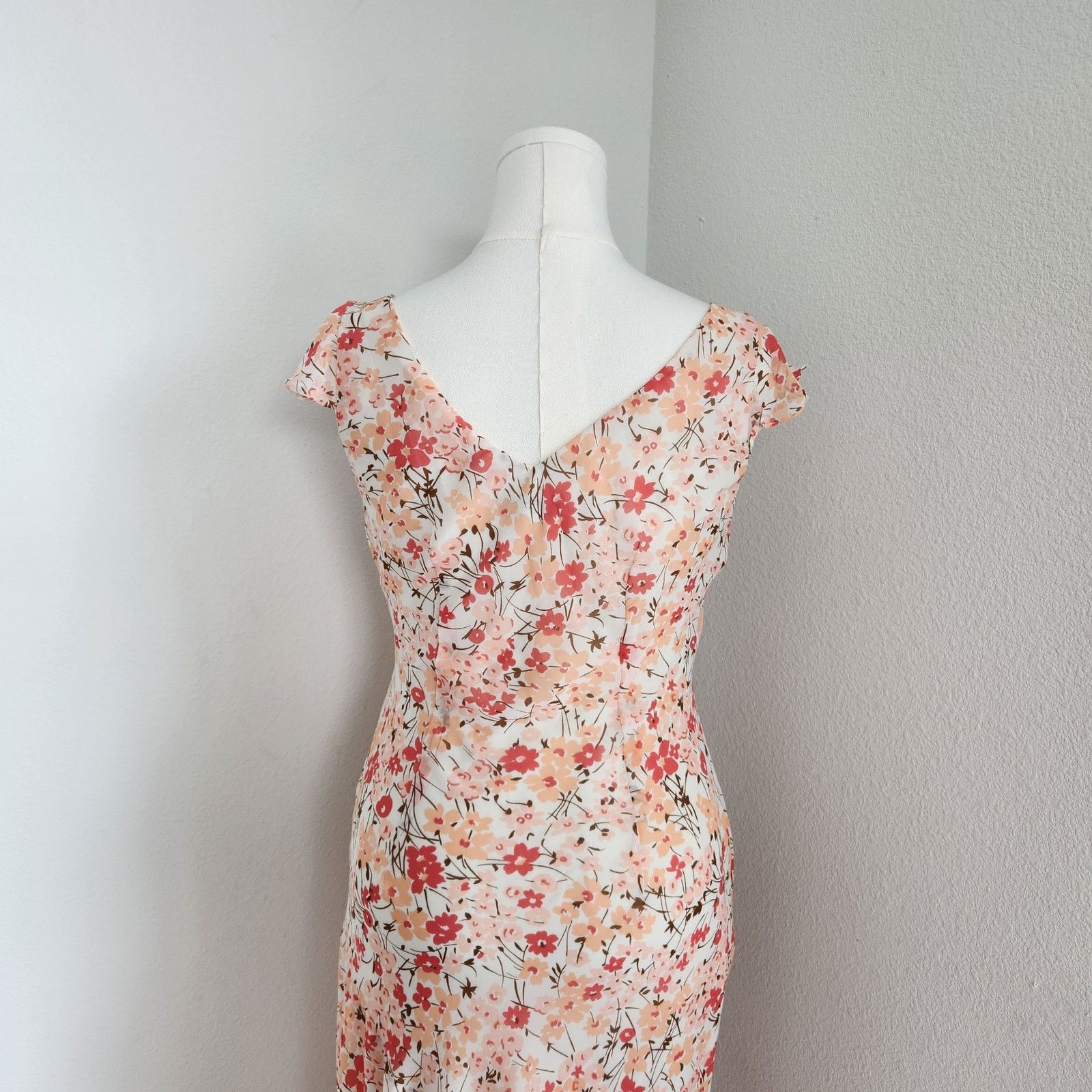 Vintage Vintage Y2K White Pink Floral Asymmetrical Fairy Dress M Size M / US 6-8 / IT 42-44 - 8 Thumbnail