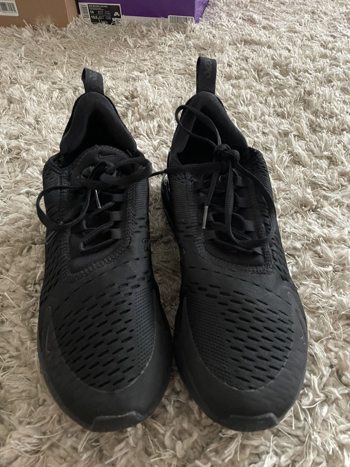 Nike Nike Wmns Air Max 270 Triple Black Size US 9.5 / IT 39.5 - 4 Thumbnail
