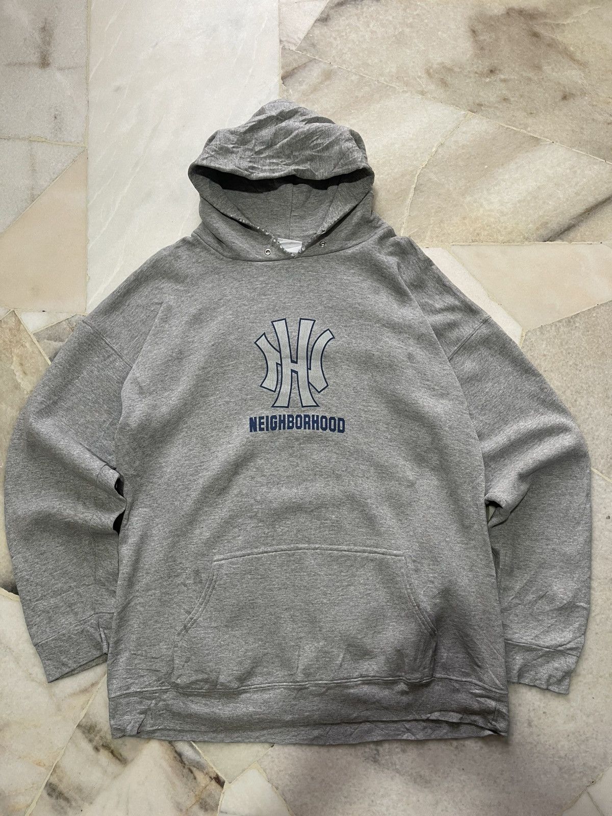 Neighborhood 90s Neighborhood Distressed Hoodie Size US XL / EU 56 / 4 - 1 Thumbnail