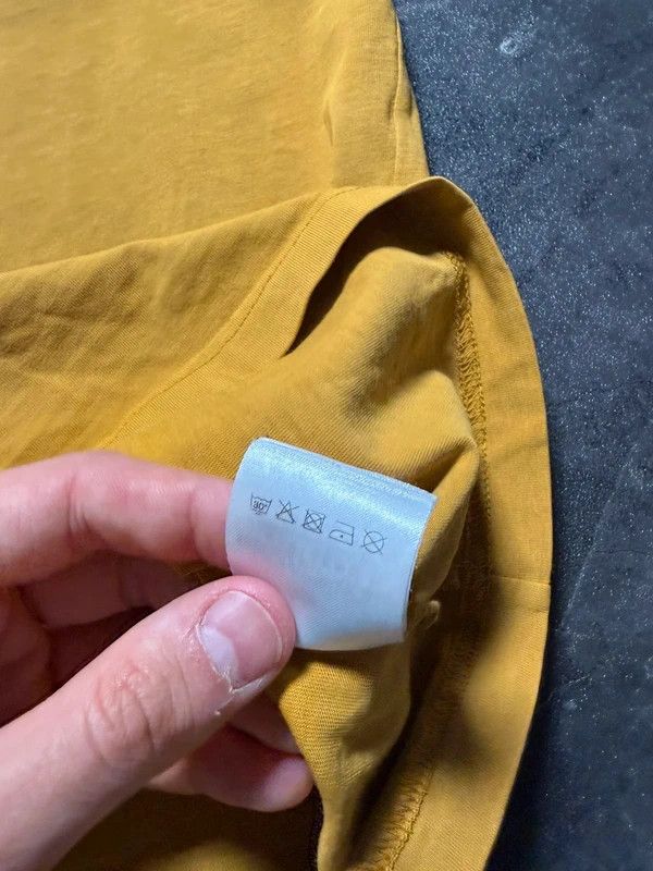VTMNTS VTMNTS Vetemans Barcode Mustard Tee Shirt Gvasalia Size US L / EU 52-54 / 3 - 8 Thumbnail