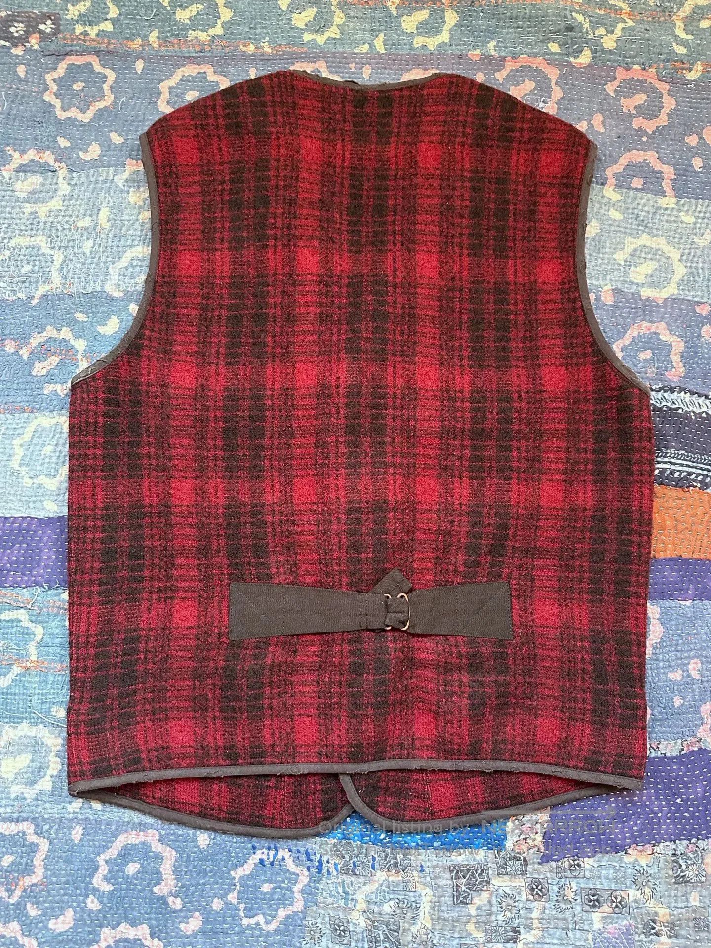 RRL Ralph Lauren Vintage Plaid Vest with Four Pockets. Size US M / EU 48-50 / 2 - 2 Thumbnail