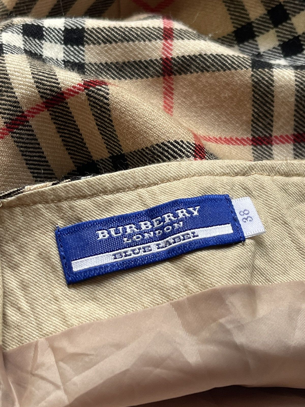 Burberry Burberry Blue Label Women's Nova Check Zipper Maxi Skirt Size 28" / US 6 / IT 42 - 9 Thumbnail