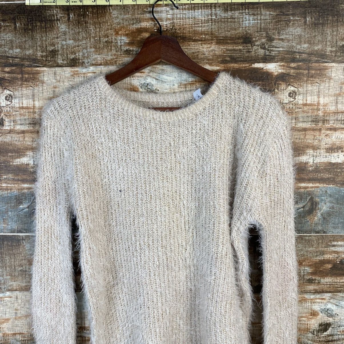 Homespun Knitwear DL Japan Vintage fur shaggy Beige Knitwear #C1090 Size S / US 4 / IT 40 - 5 Thumbnail