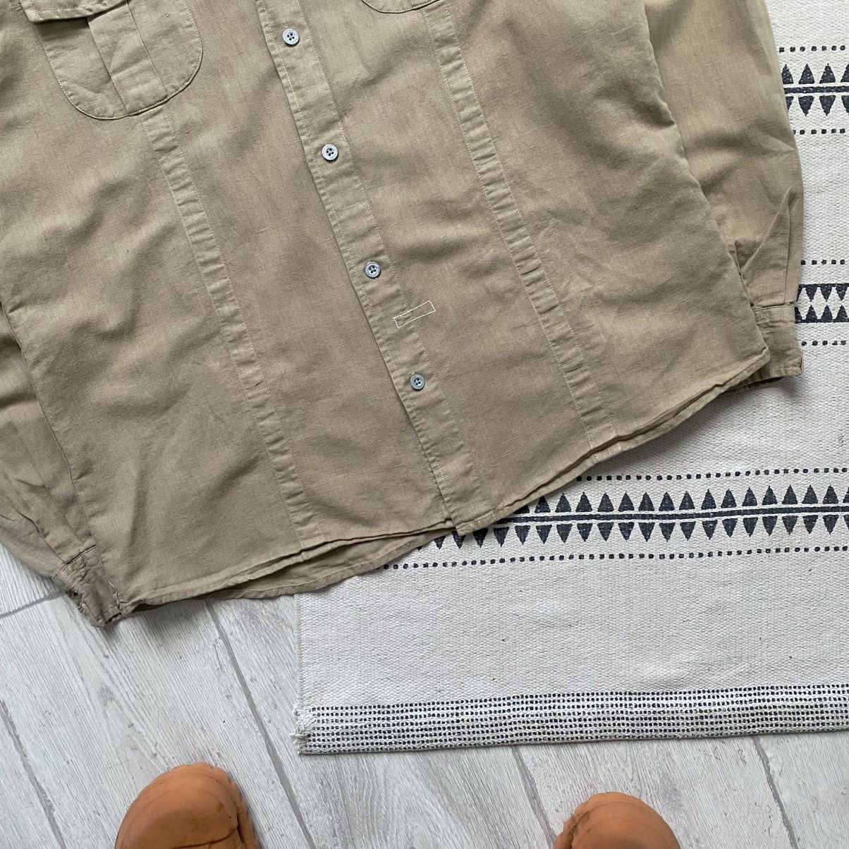 Quiksilver Premium Vintage Quiksilver Linen shirt Button Up Surf style Size US L / EU 52-54 / 3 - 3 Thumbnail