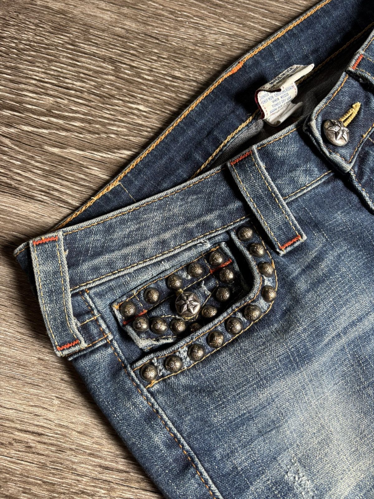 Chrome Hearts Chrome Hearts True Religion 1 of 1 Custom Denim Jeans Size US 30 / EU 46 - 3 Thumbnail