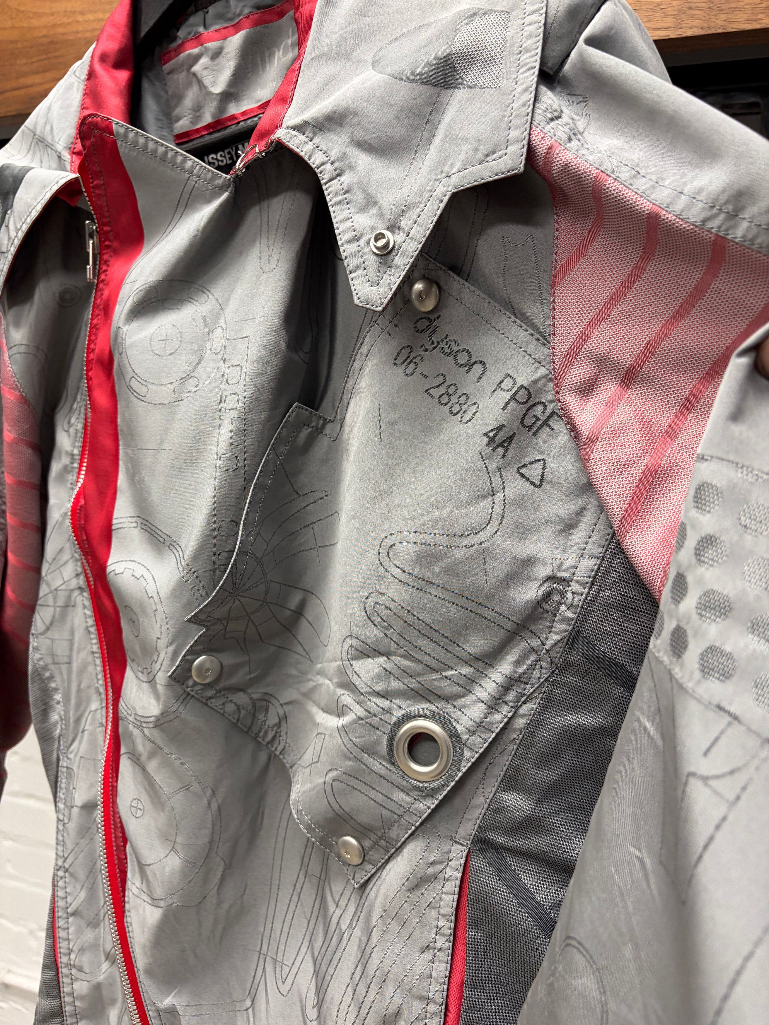 Issey Miyake SS2008 Issey Miyake x Dyson ‘The Wind’ Technical Nylon Biker Jacket Size US XL / EU 56 / 4 - 2 Thumbnail