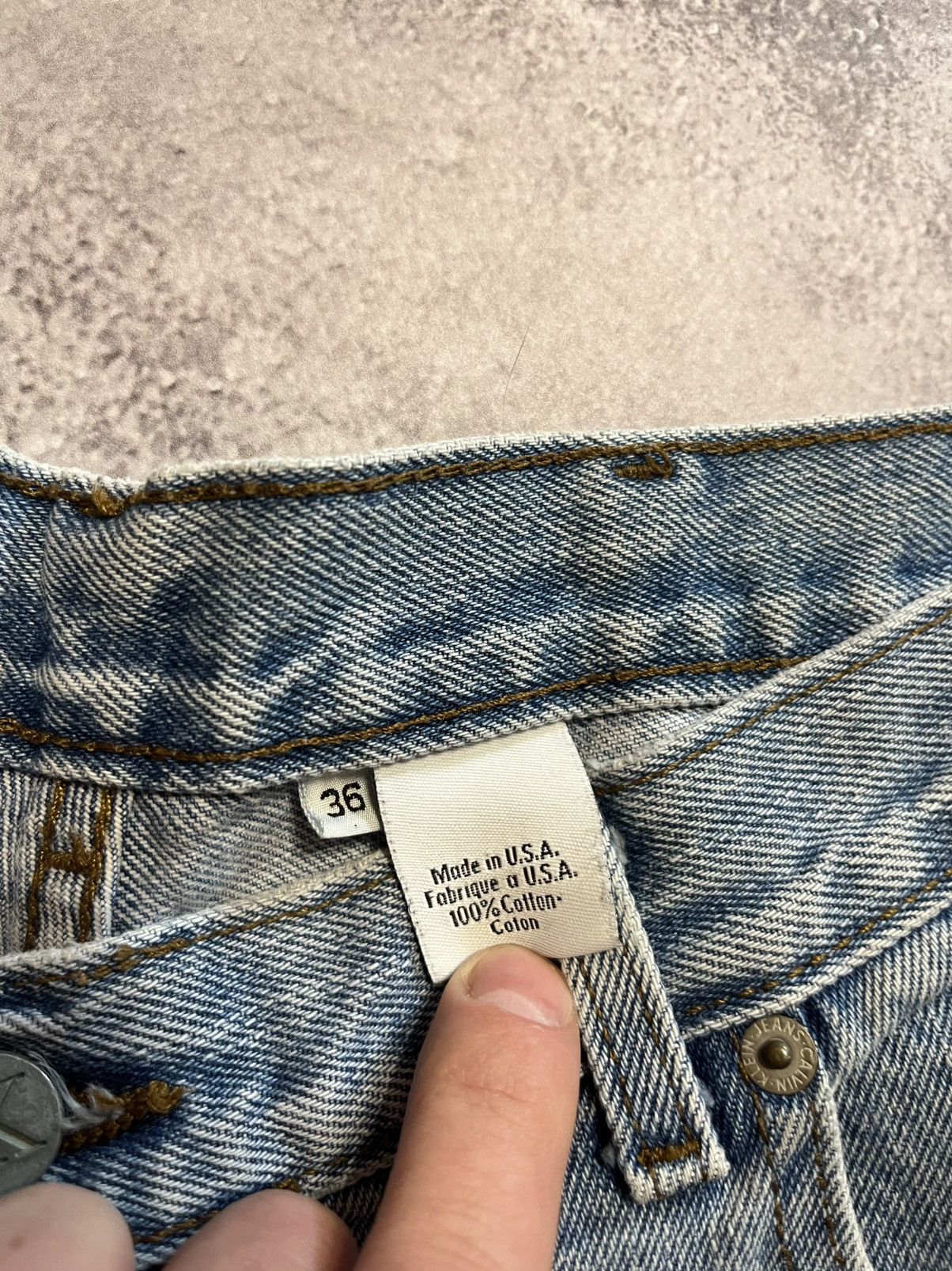 Calvin Klein Vintage denim USA Calvin Klein jeans Size US 36 / EU 52 - 7 Thumbnail