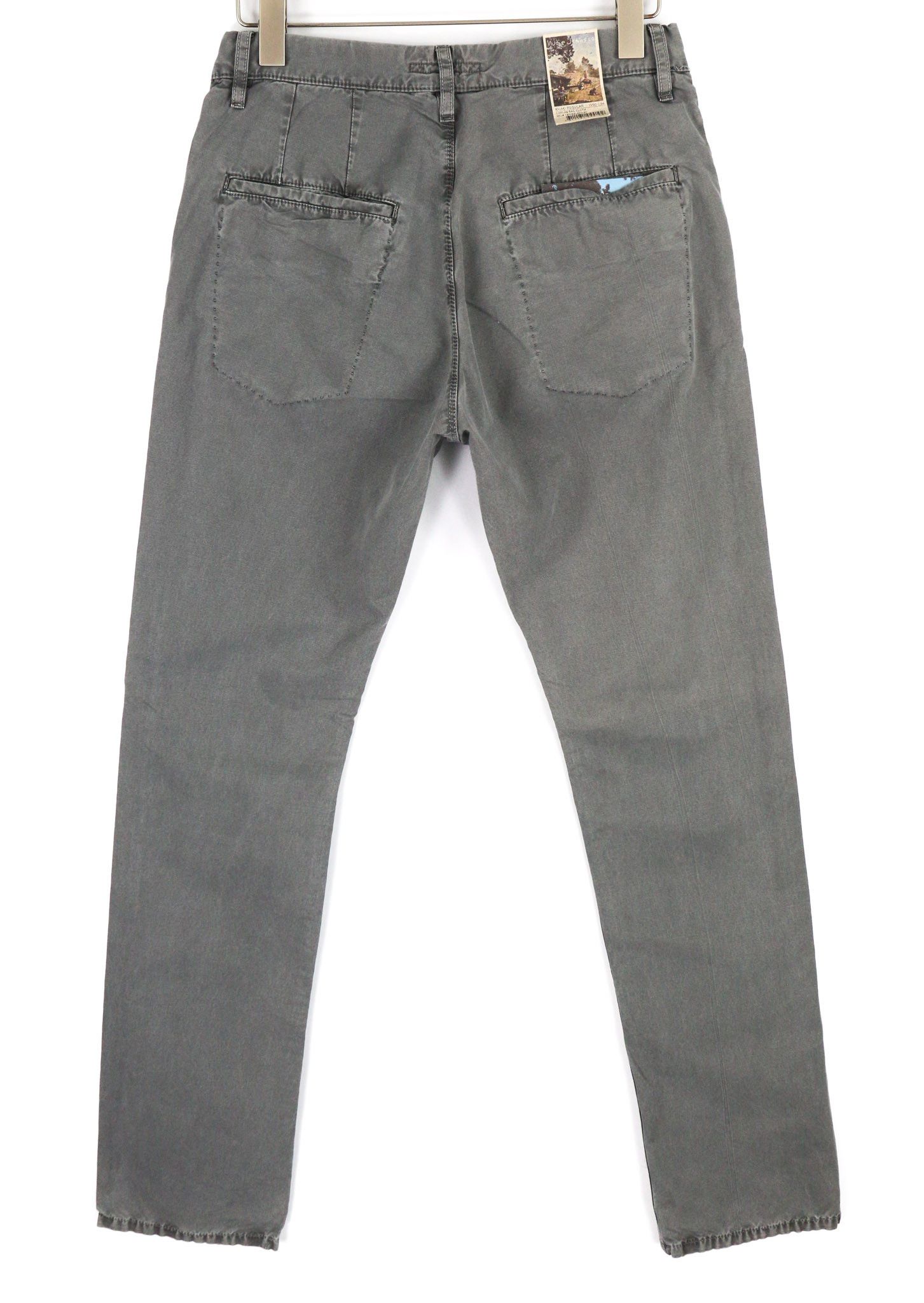 Nudie Jeans KHAKI REGULAR W30/L34 Canvas Sail Cloth Grey Trousers 82660 Size US 30 / EU 46 - 2 Thumbnail
