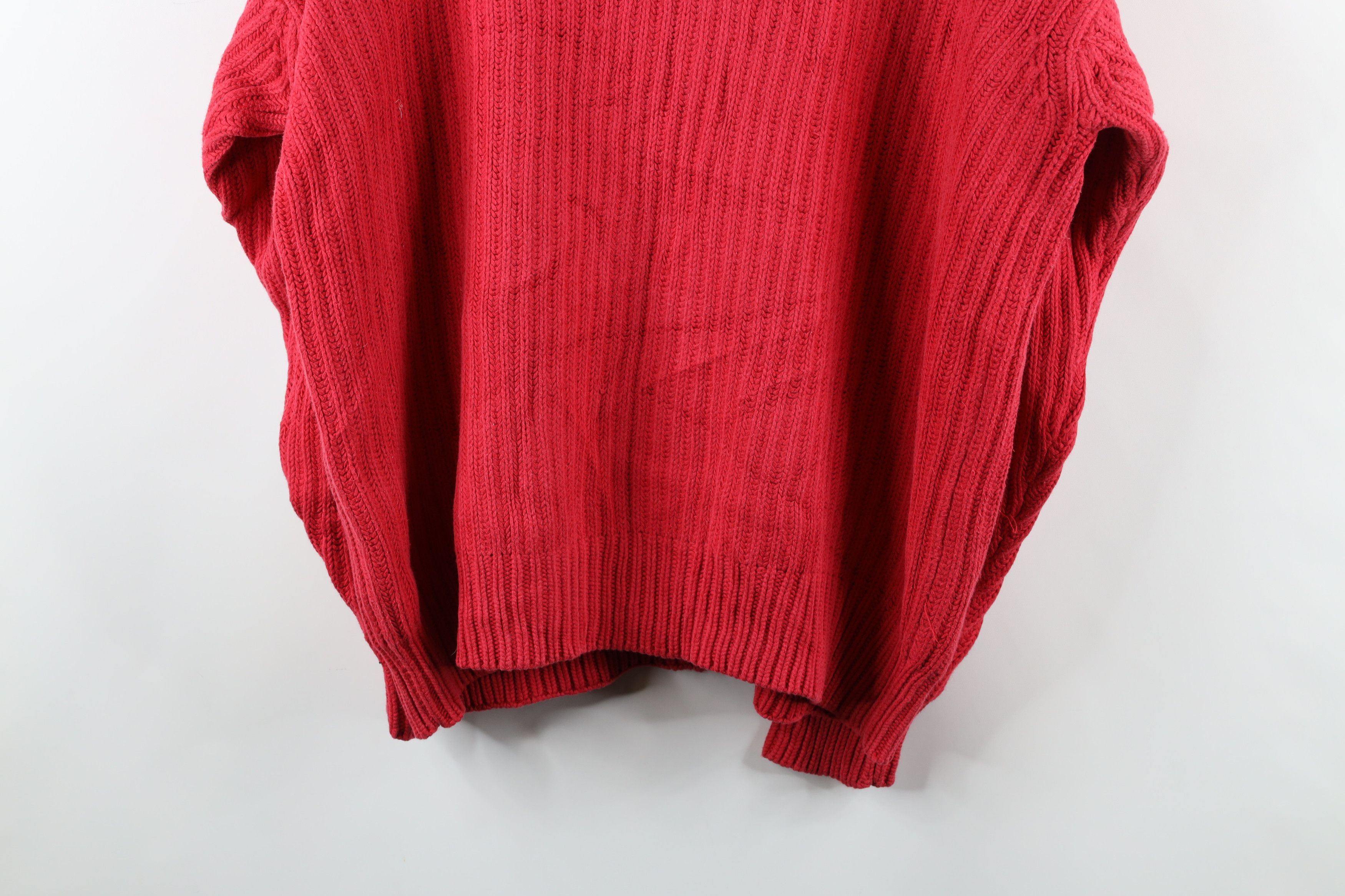 Gap × Vintage Vintage 90s Gap Heavyweight Ribbed Knit Cardigan Sweater Size US M / EU 48-50 / 2 - 7 Thumbnail