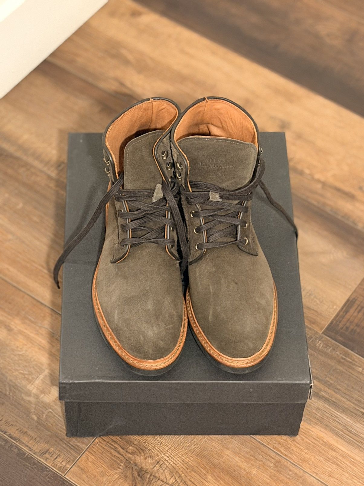 Allen Edmonds Allen Edmonds Brown/Loden Suede Boots Men's Size 9.5 Leather Size US 9.5 / EU 42-43 - 3 Thumbnail