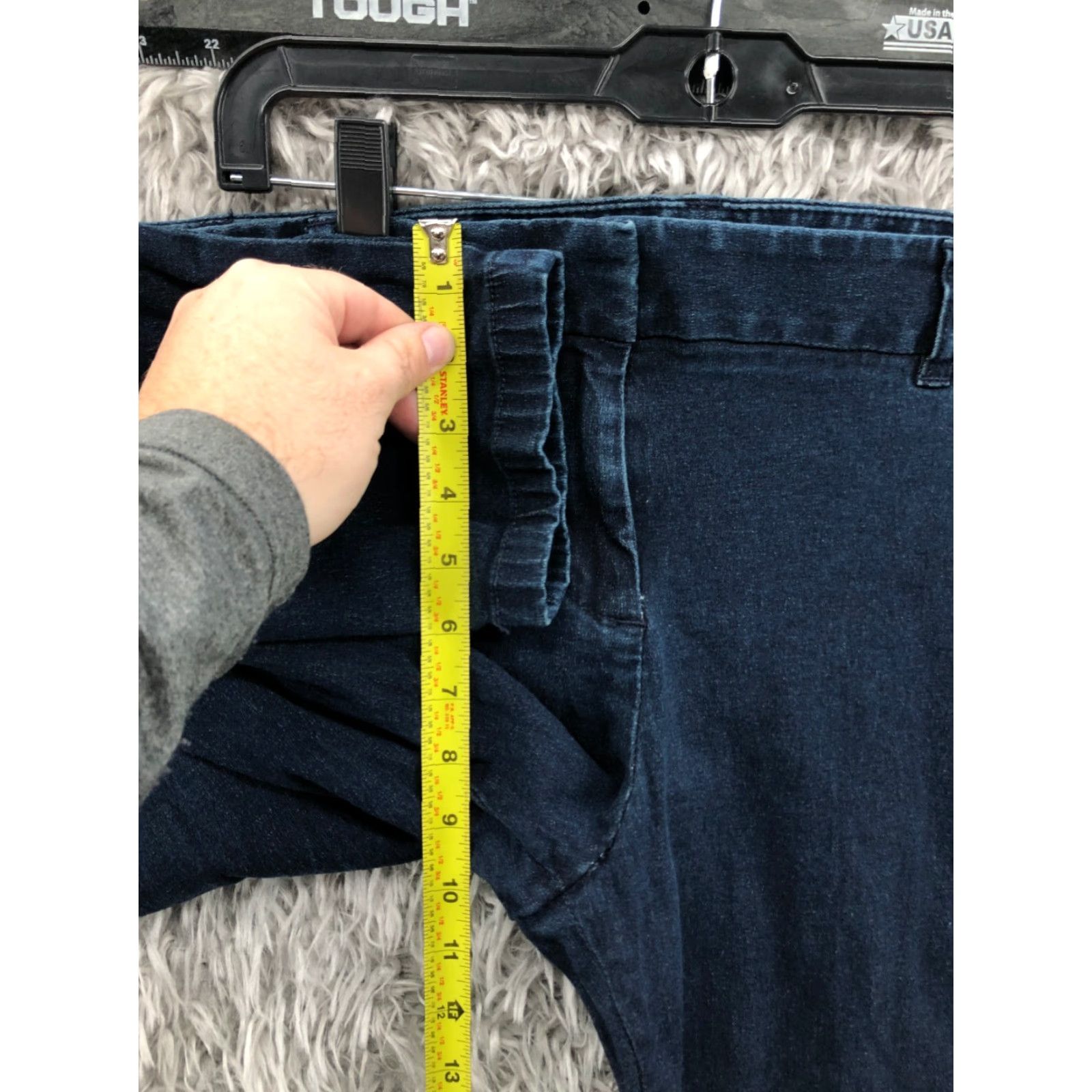 J.Crew J.Crew City Fit Skinny Jeans Size 14 Womens Mid Rise Dark Wash Blue Denim Size 36" / US 14 / IT 50 - 4 Thumbnail