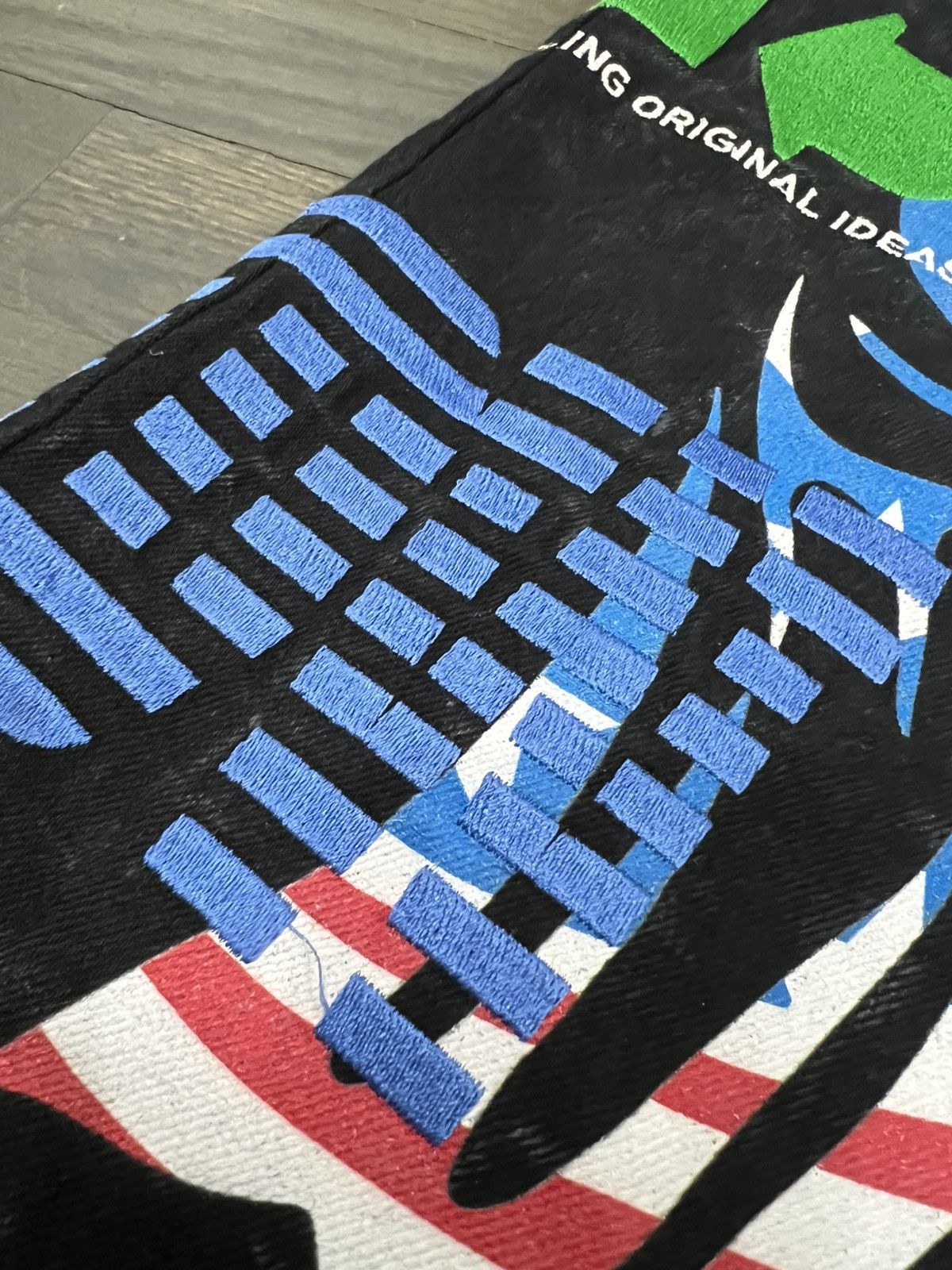 Who Decides War “Recycle original ideas” sample canvas shorts Size US 30 / EU 46 - 4 Thumbnail