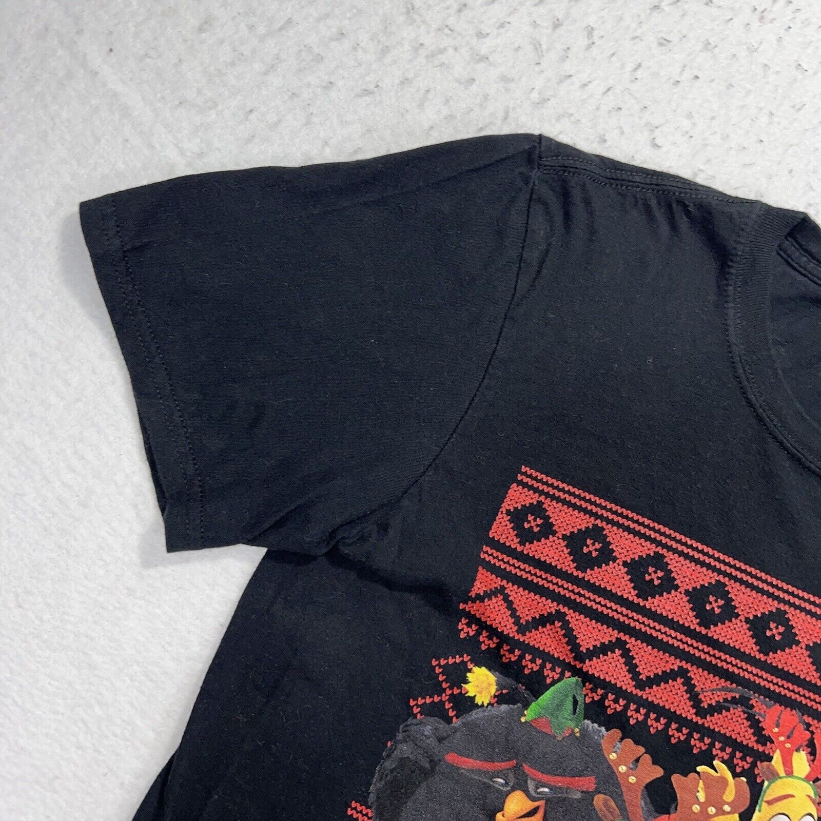 Other Angry Birds Movie Small Christmas Black Graphic T Shirt Size US S / EU 44-46 / 1 - 5 Thumbnail