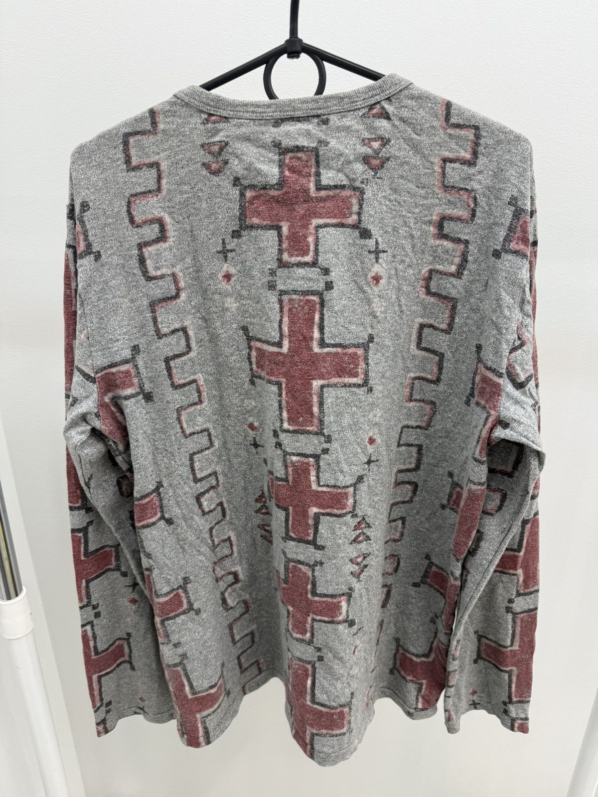 Denim & Supply Ralph Lauren Denim And Supply Ralph Lauren Red Cross Printed Long Sleeve Size US L / EU 52-54 / 3 - 2 Thumbnail