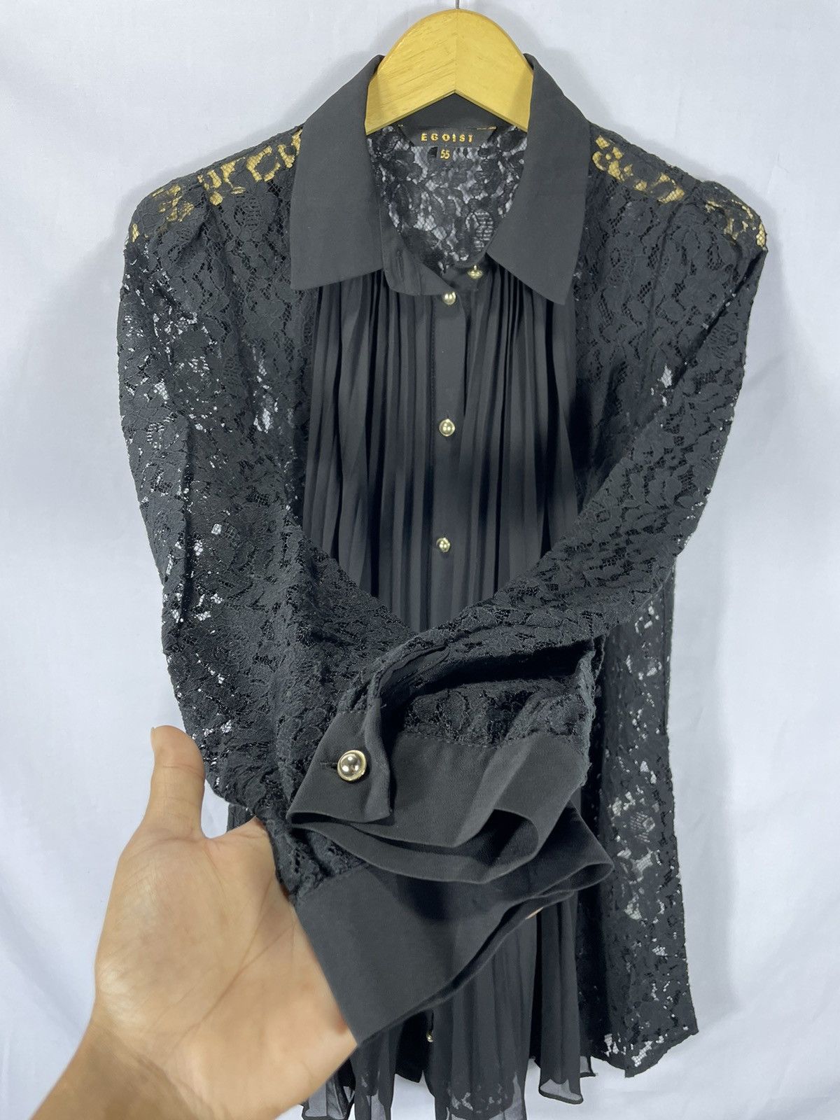 Hysteric Glamour × Japanese Brand × Other Mesh Shirt sal pleted styled issey miyake Size L / US 10 / IT 46 - 3 Thumbnail